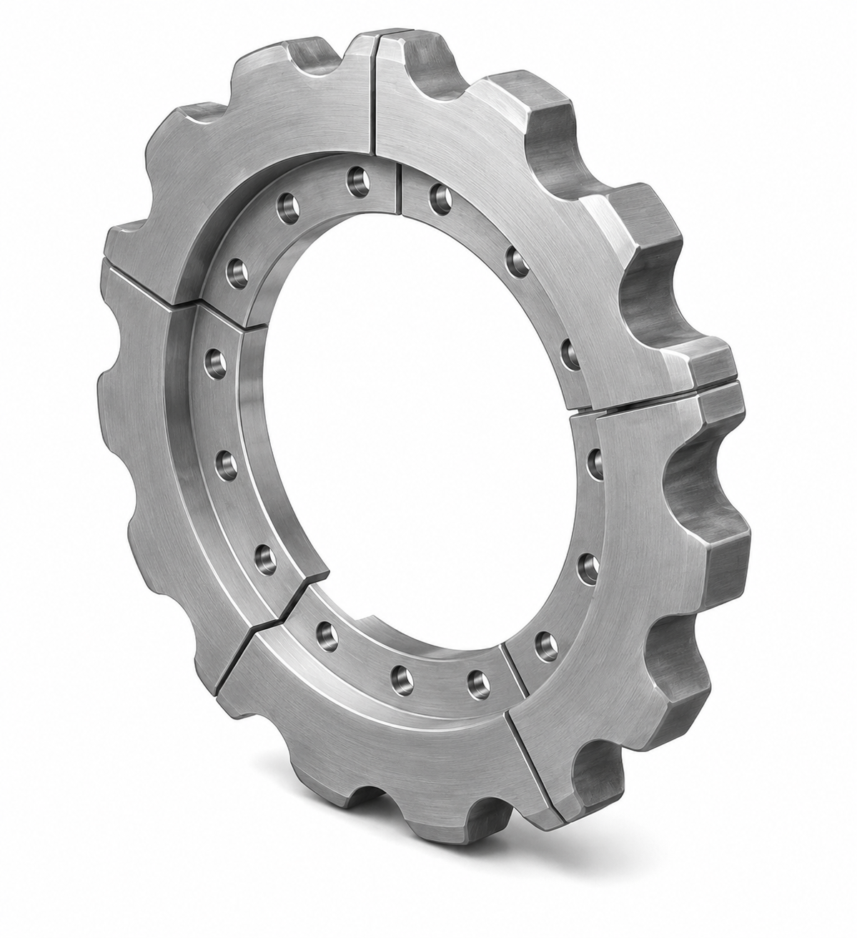 Segmental Tooth Rim Split to 5 Segments